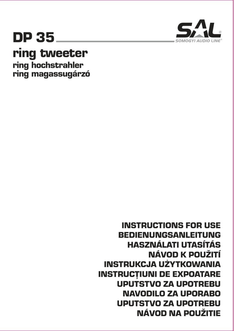SAL DP 35 Instructions for use