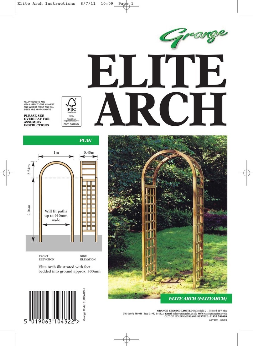 Grange Elite Arch User manual Grange Elite Arch User manual