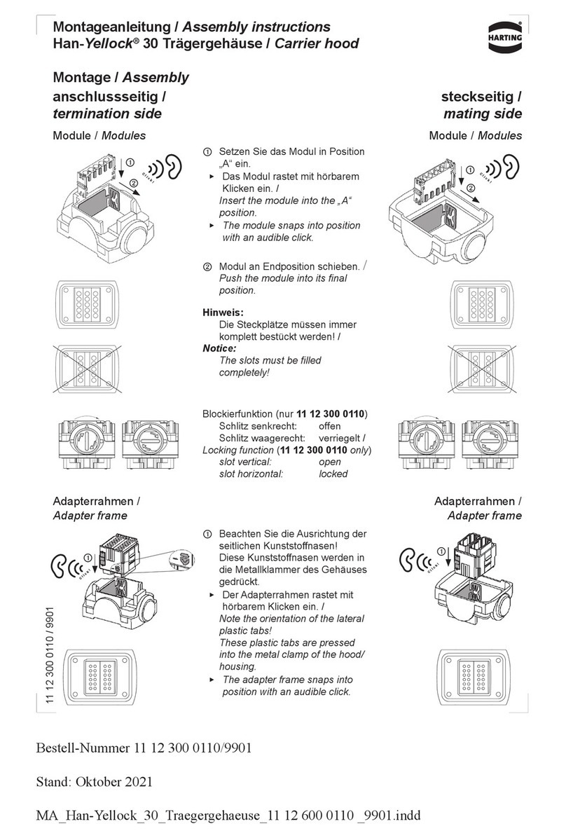 HARTING Han-Yellock 30 Assembly
