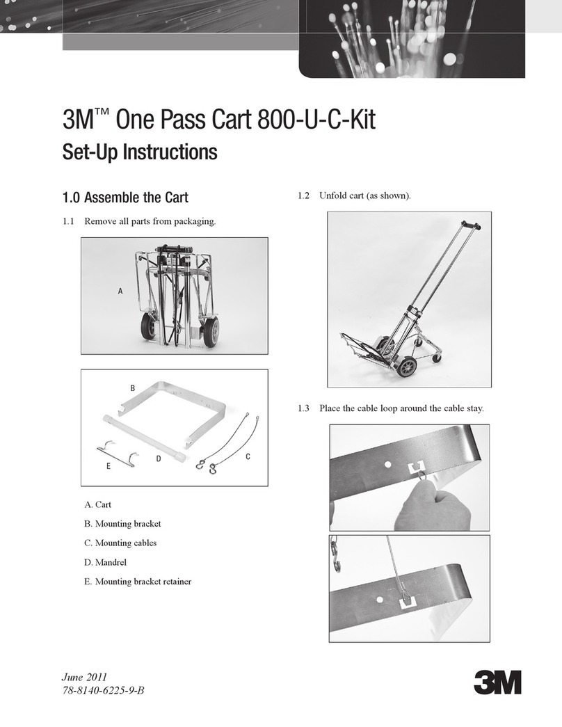 3M One Pass 800-U-C-Kit Setup instructions