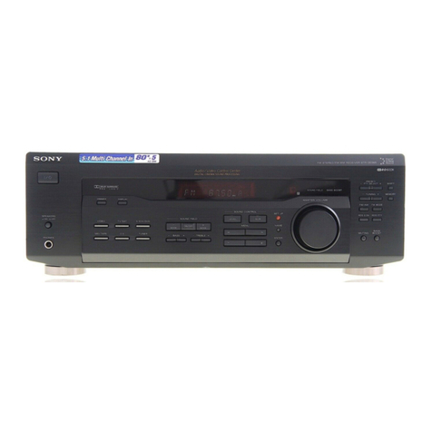 Sony STR-DE345 - Fm Stereo/fm-am Receiver User manual
