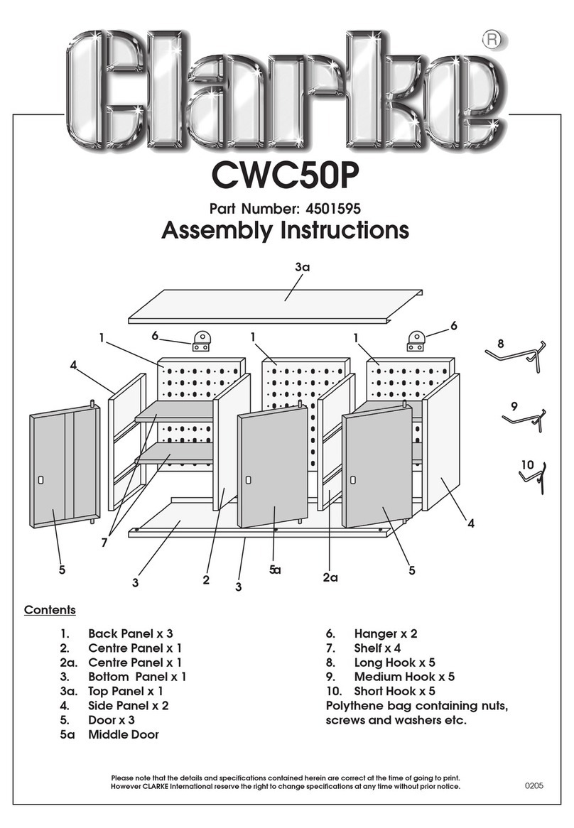 Clarke CWC50P User manual