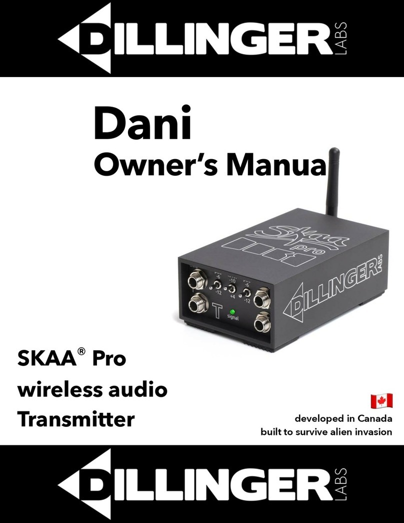 Dillinger Labs Dani SKAA Pro owner's manual