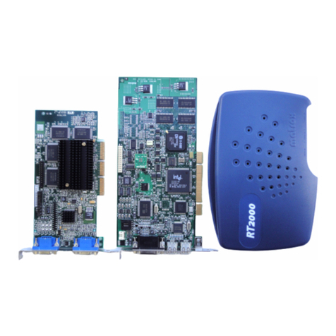 Matrox RT2000 Installation & user guide