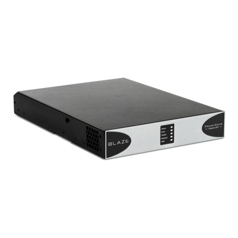 Blaze PowerZone Connect 122 User manual