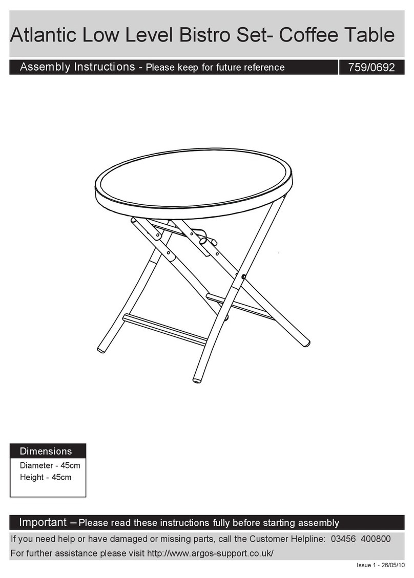 Argos Atlantic 759/0692 Assembly instructions