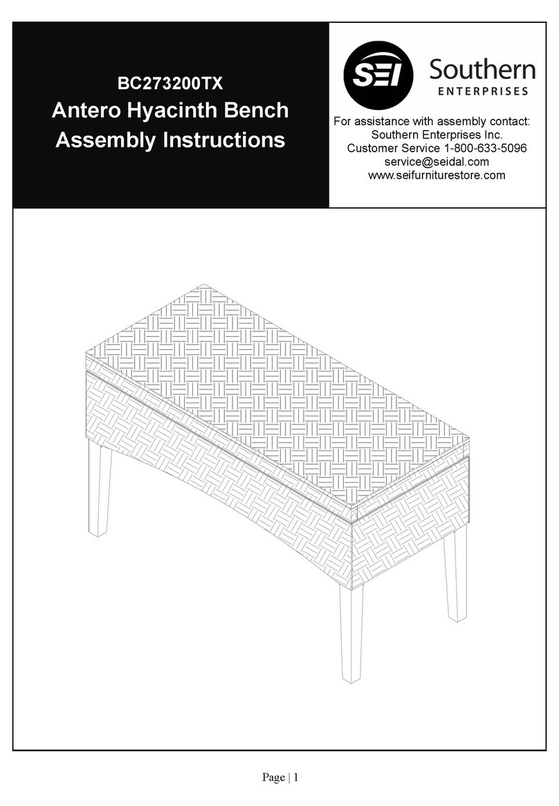 Southern Enterprises Antero Hyacinth BC273200TX Assembly instructions Southern Enterprises Antero Hyacinth BC273200TX Assembly instructions