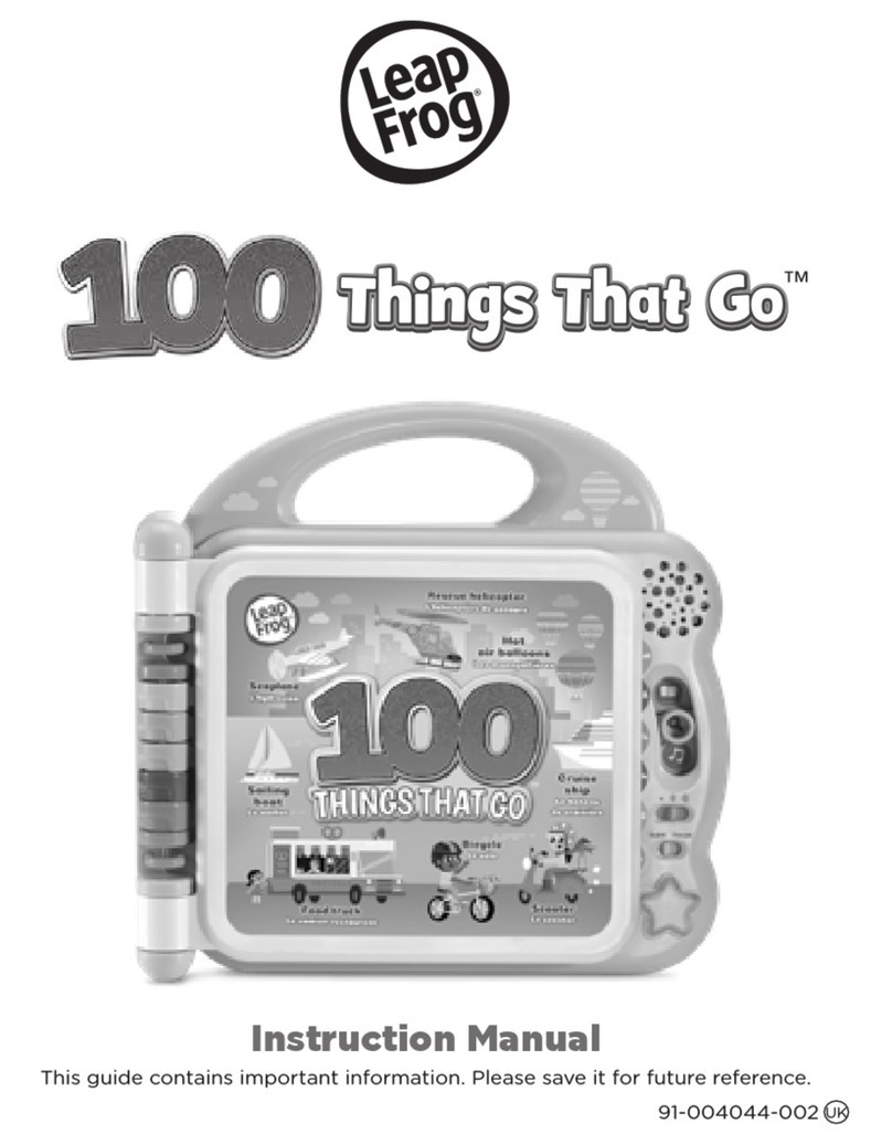 LeapFrog 100 Things That Go User manual