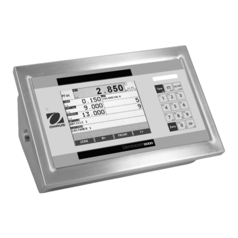 OHAUS 8000 Series user guide