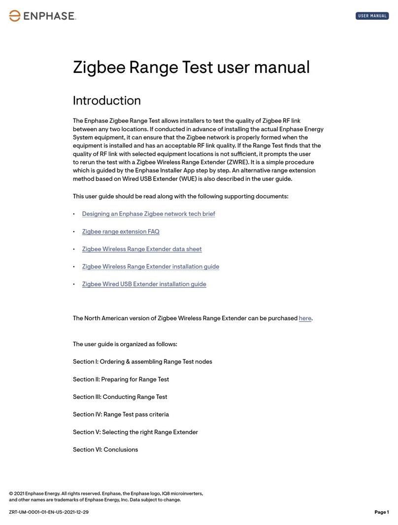 enphase Zigbee Range Test user manual