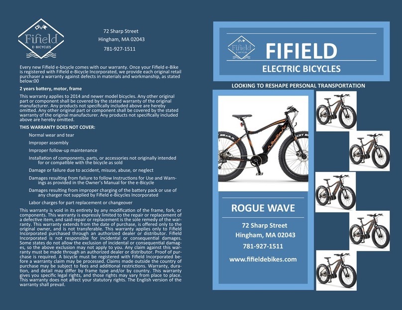 FiField ROGUE WAVE owner's manual