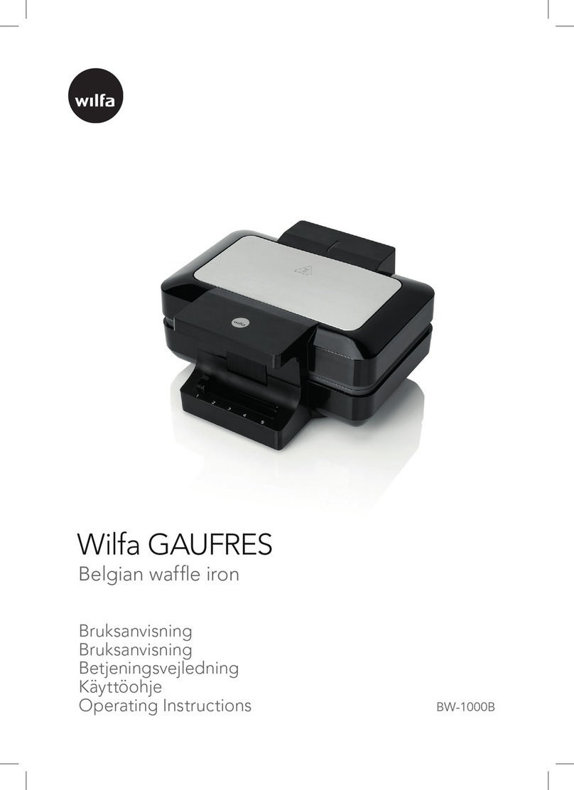 Wilfa GAUFRES User manual