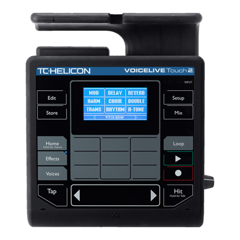 TC-Helicon VoiceLive Touch2 User manual