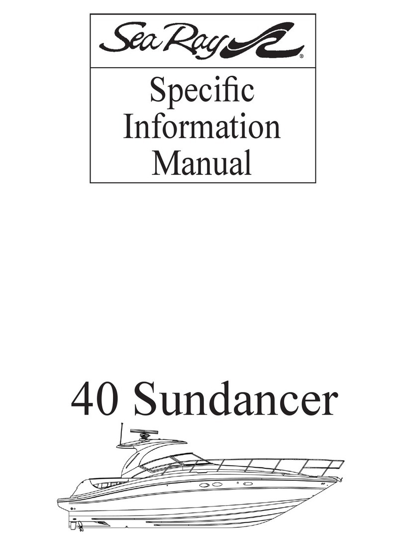 Sea Ray 40 Sundancer Quick setup guide
