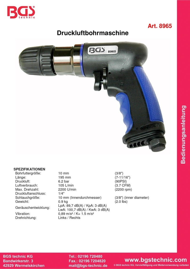 BGS technic 8695 instruction manual