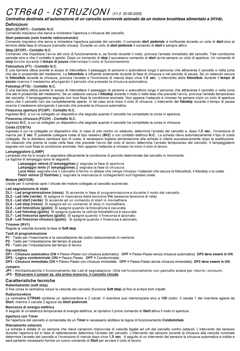 Leb Electronics CTR640 instructions