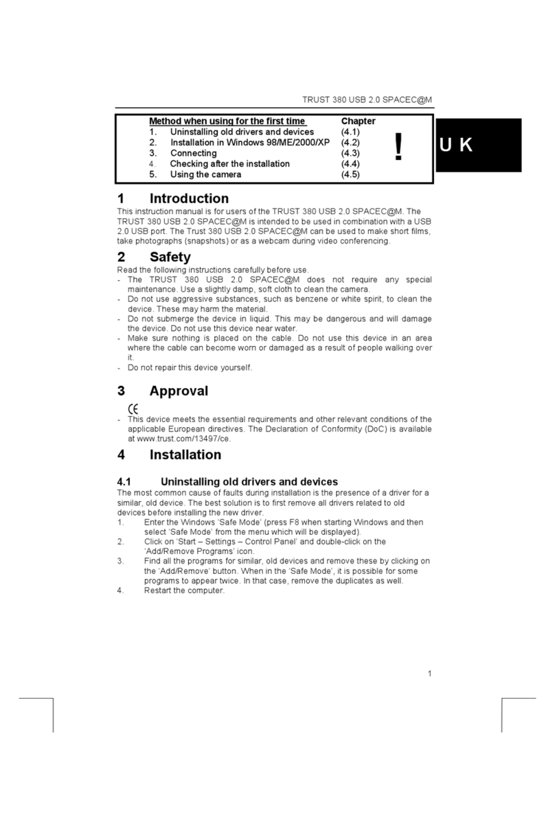 Trust SpaceCam 380 User manual