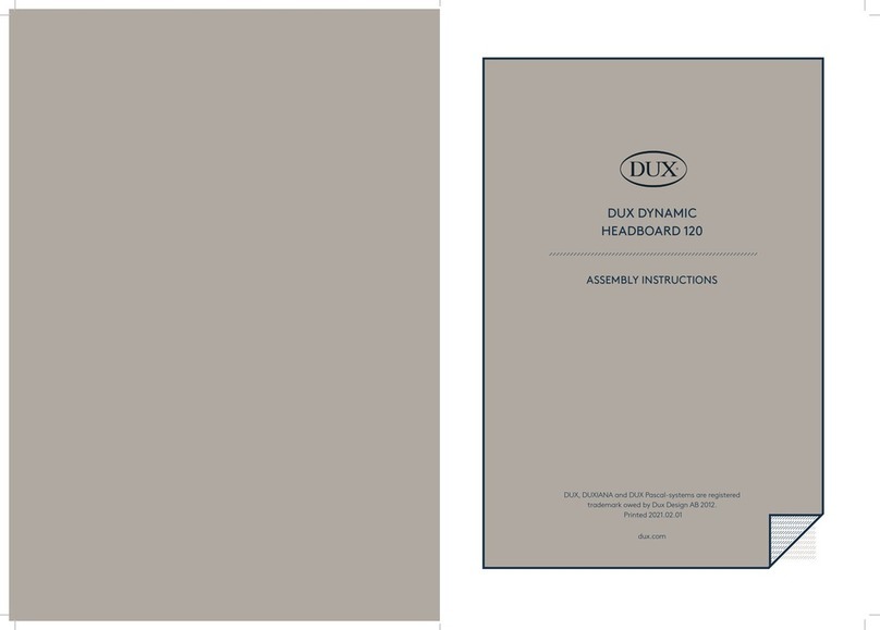 Dux Dynamic Headboard 120 Assembly instructions