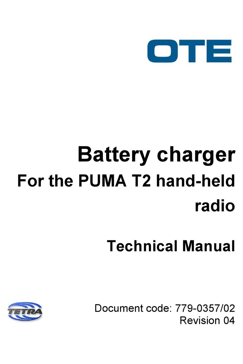 OTE BCP2-850 Technical manual