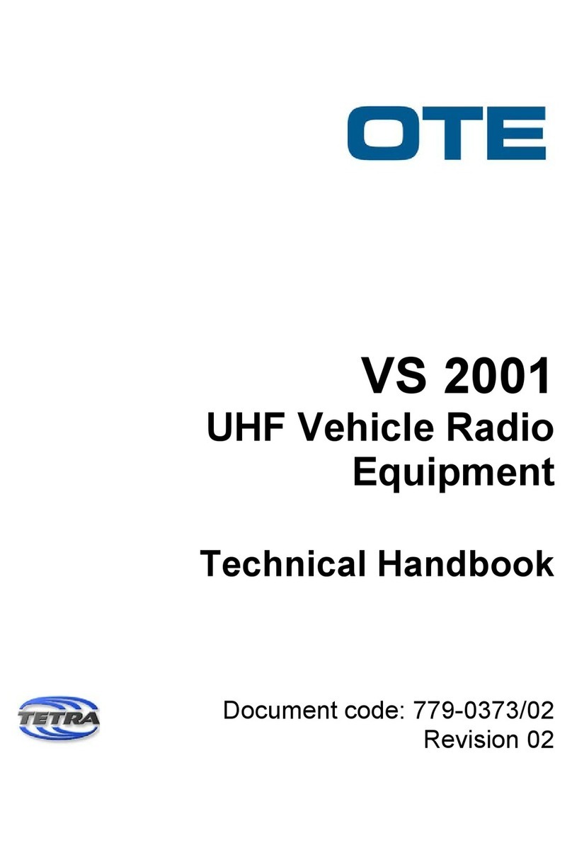 OTE VS 2001 Technical handbook
