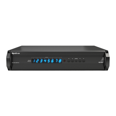Wyrestorm MX-0606-HDBT-H2 v2 User manual