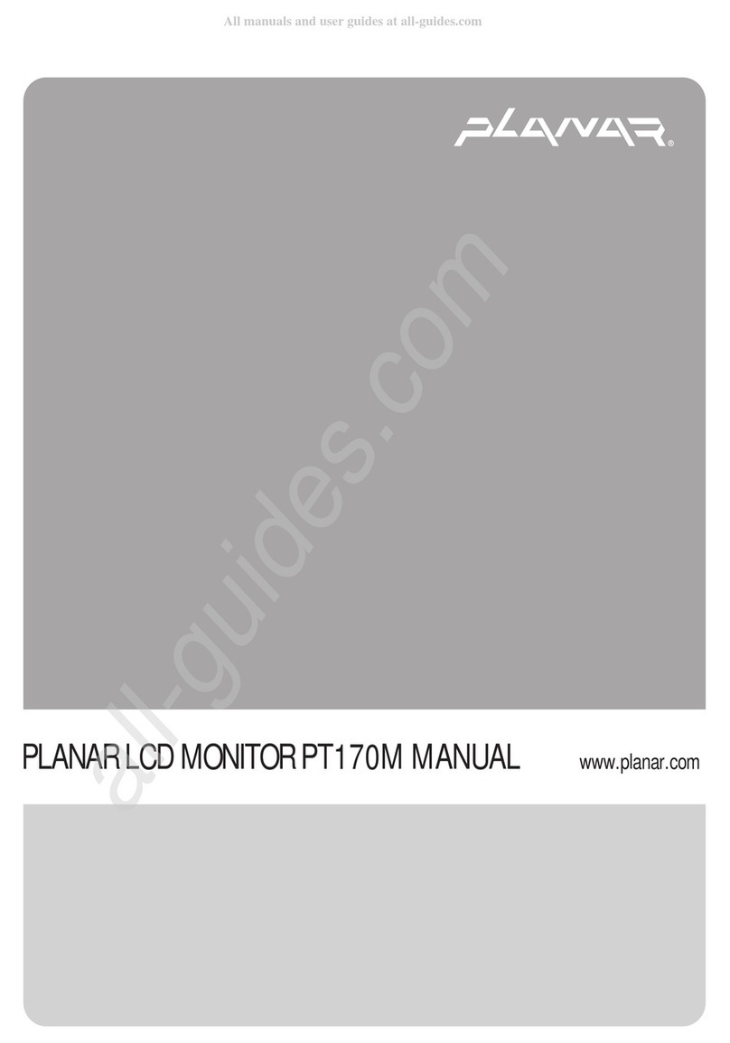 Planar PT170M User manual