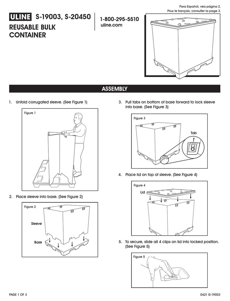 U-Line S-19003 User manual U-Line S-19003 User manual