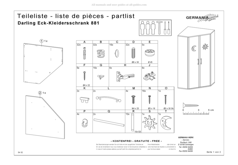 Germania Moon 4048108 Assembly instructions Germania Moon 4048108 Assembly instructions
