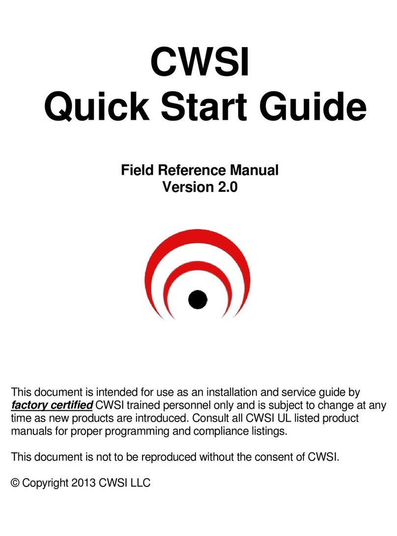 CWSI CP-3000A User manual