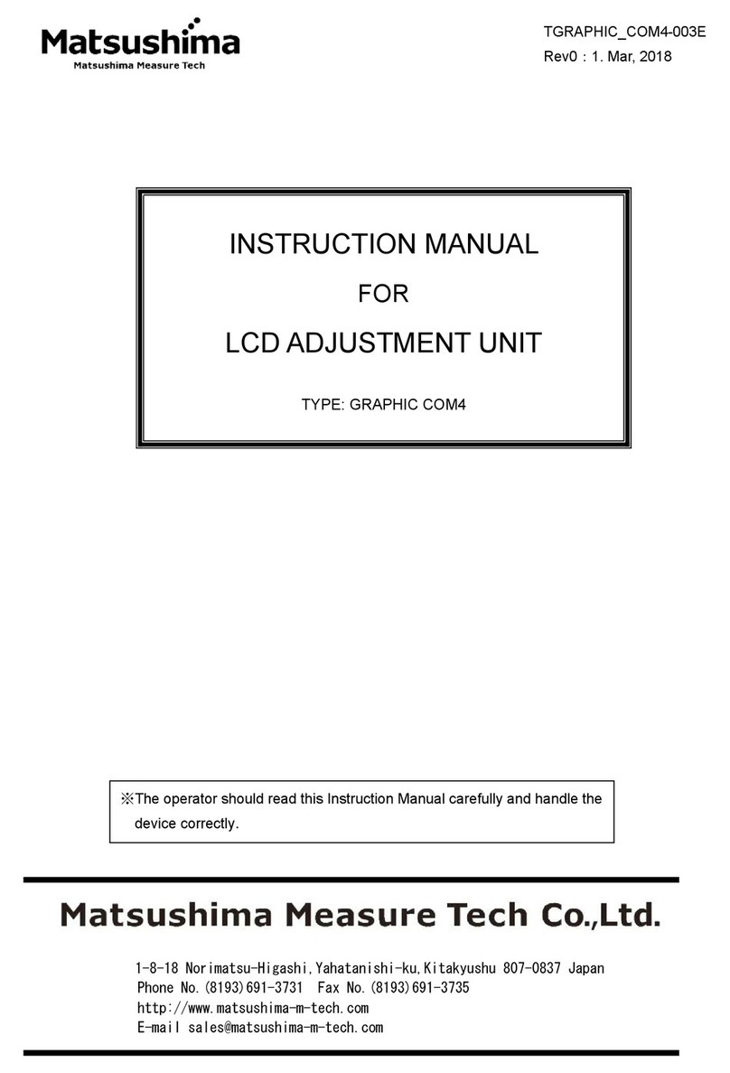 Matsushima GRAPHIC COM4 User manual
