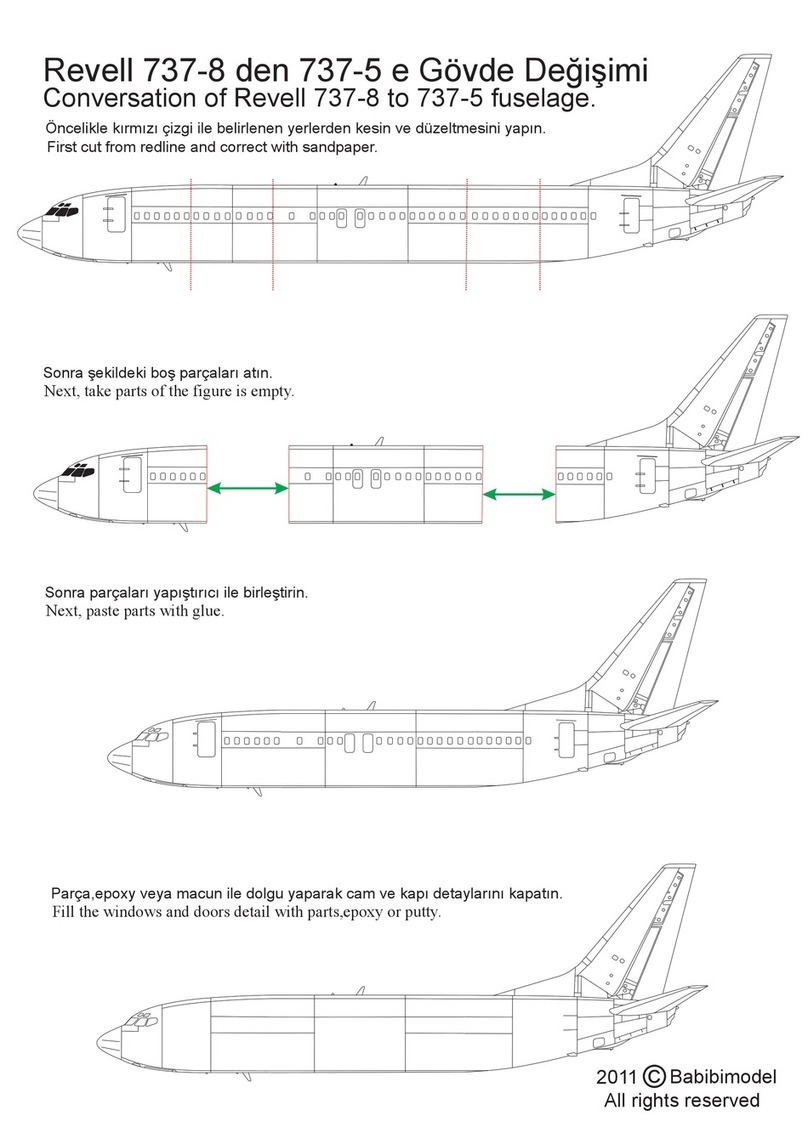 REVELL 737-8 User manual