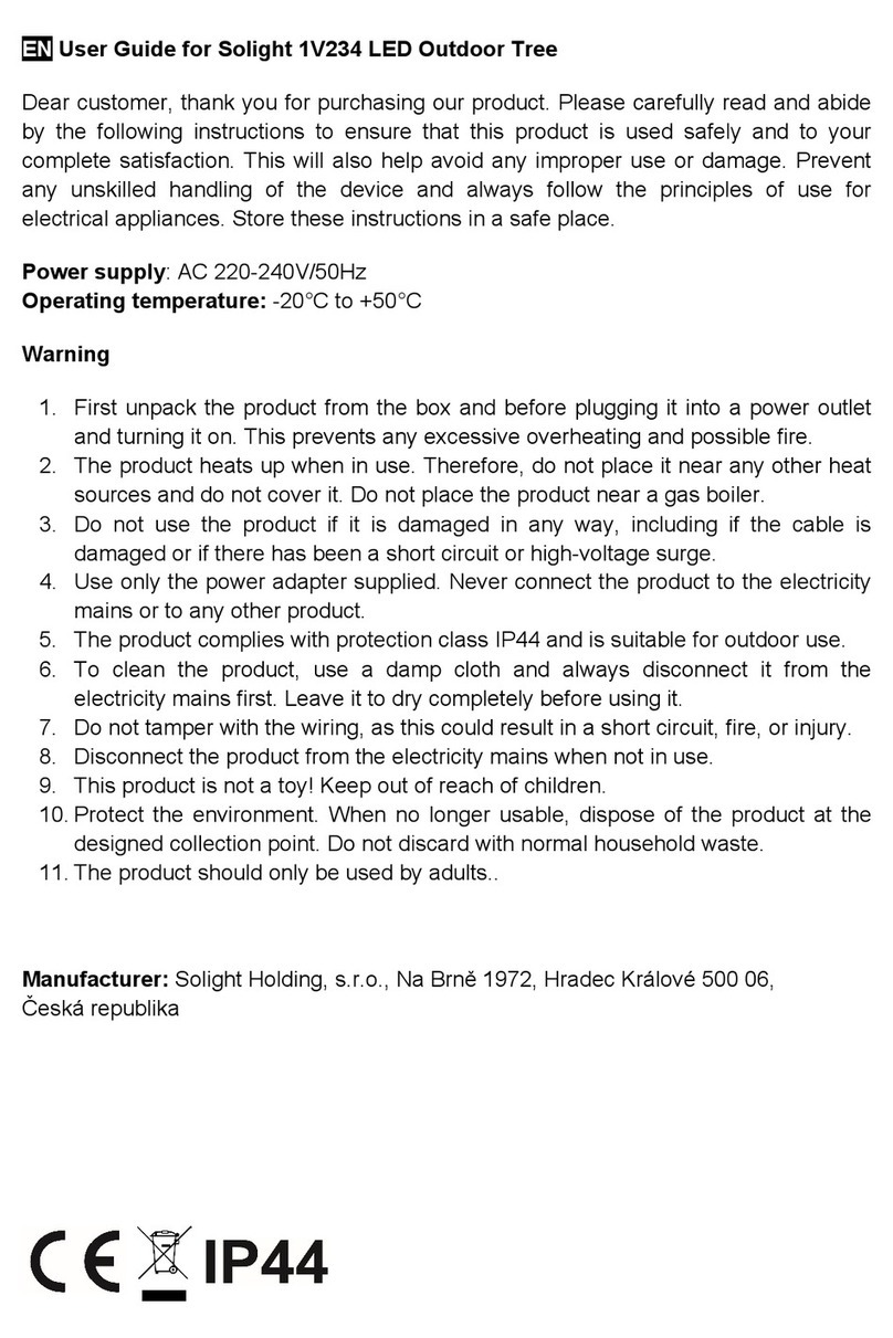 Solight 1V234 User manual