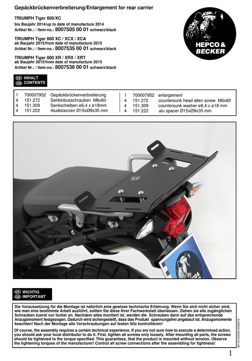 hepco & becker 8007505 00 01 User manual
