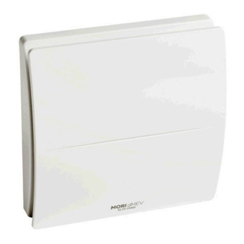 homevent MORI dMEV II 150HT Installation & maintenance manual