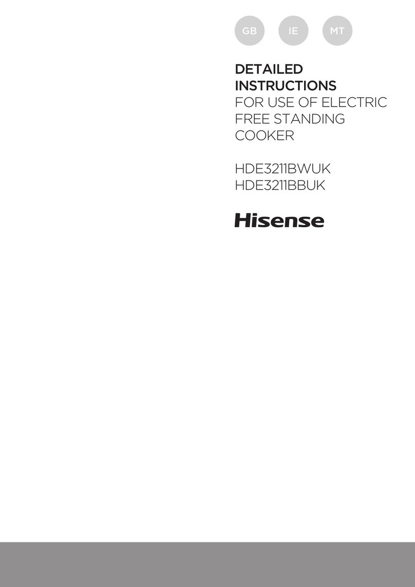 Hisense HDE3211BWUK Detailed instructions