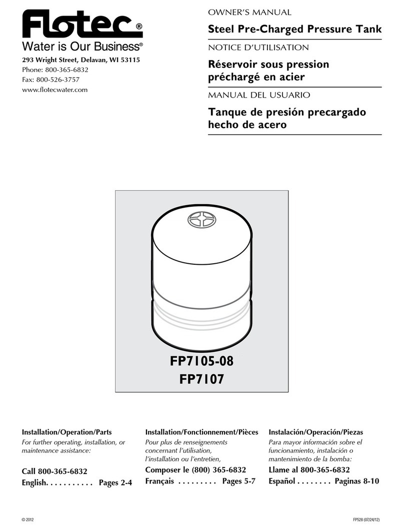 Flotec FP7107 User manual