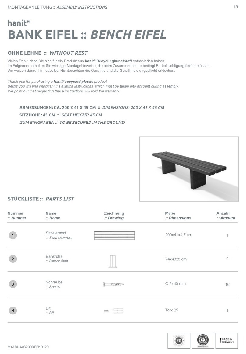 hanit EIFEL Assembly instructions
