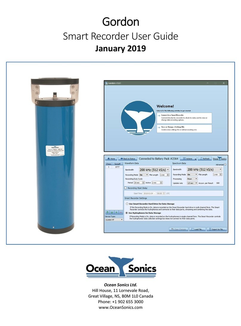 Ocean Sonics Gordon user guide