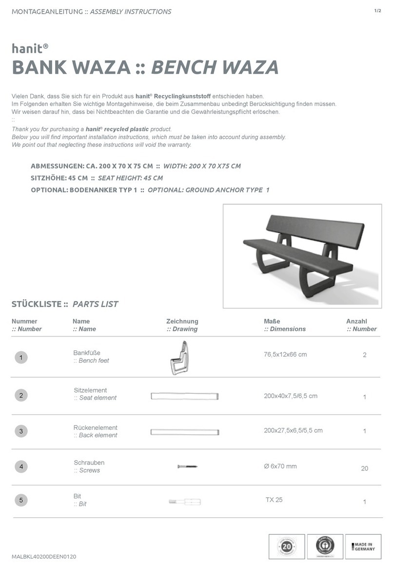 hanit WAZA Assembly instructions