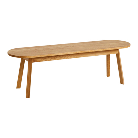Hay TRIANGLE LEG TABLE User manual