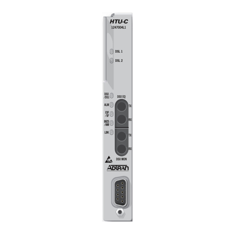ADTRAN HDSL 3192 HTU-C Installation and maintenance practice