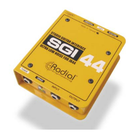 Radial Engineering SGI-44 User manual
