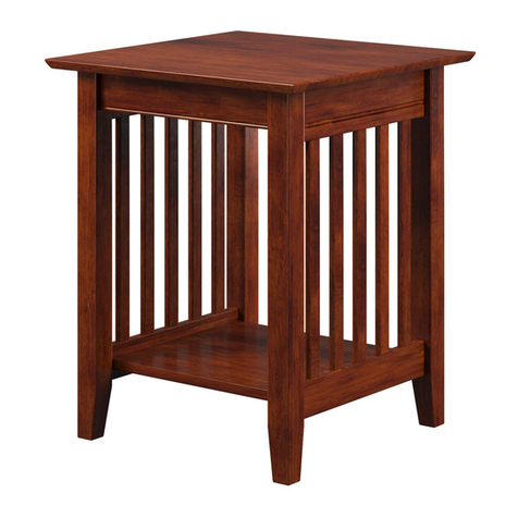 Atlantic Furniture Mission Printer Stand With Shelf AH10224 Assembly instructions Atlantic Furniture Mission Printer Stand With Shelf AH10224 Assembly instructions