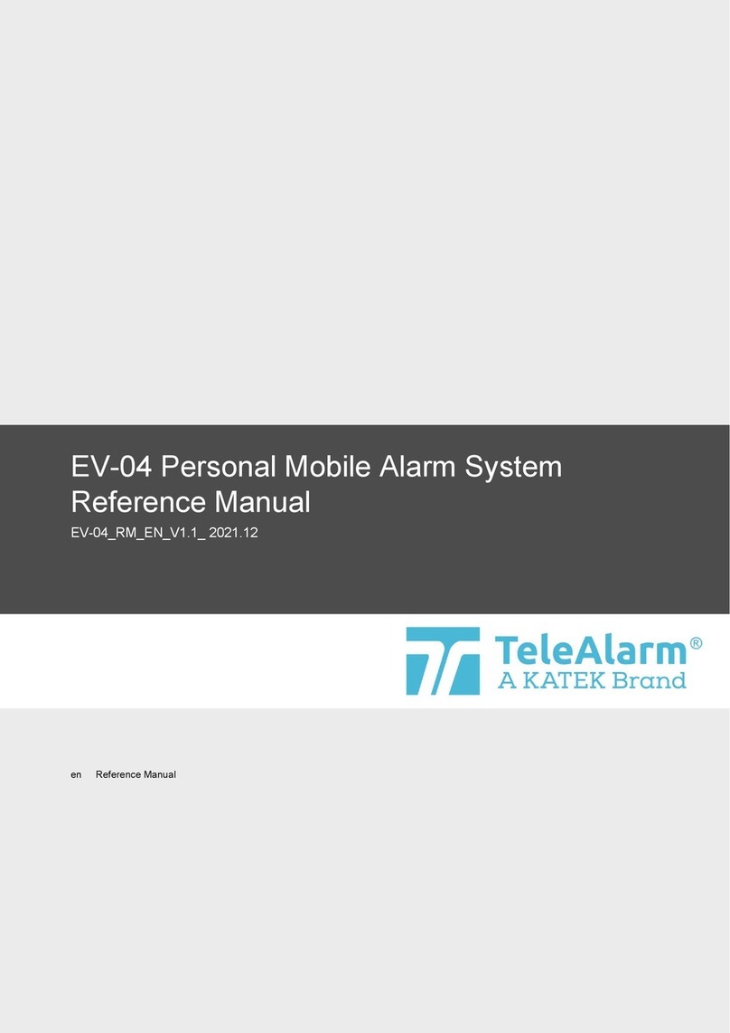 KATEK TeleAlarm EV-04 User manual