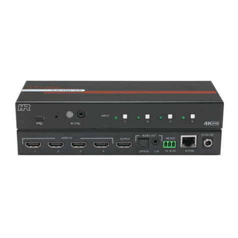 Hall Research Technologies SW-HD-4A User manual