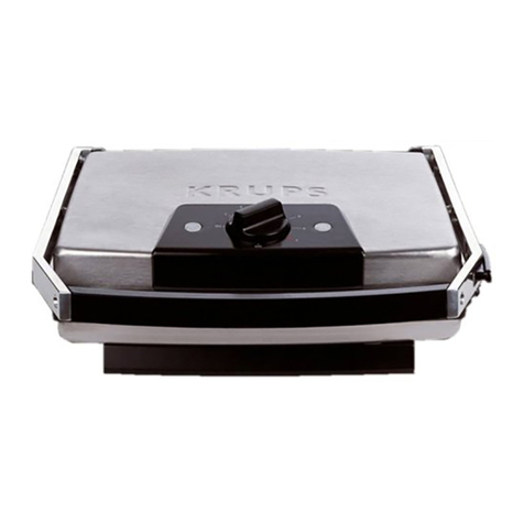 Krups PANINI & GRILL PG70 Series User manual