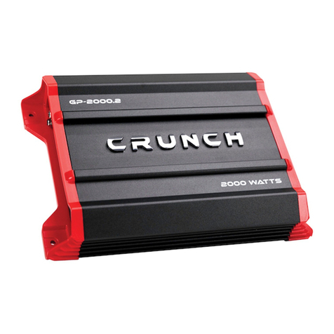 MB QUART Crunch GP-1000.2 Quick start installation guide