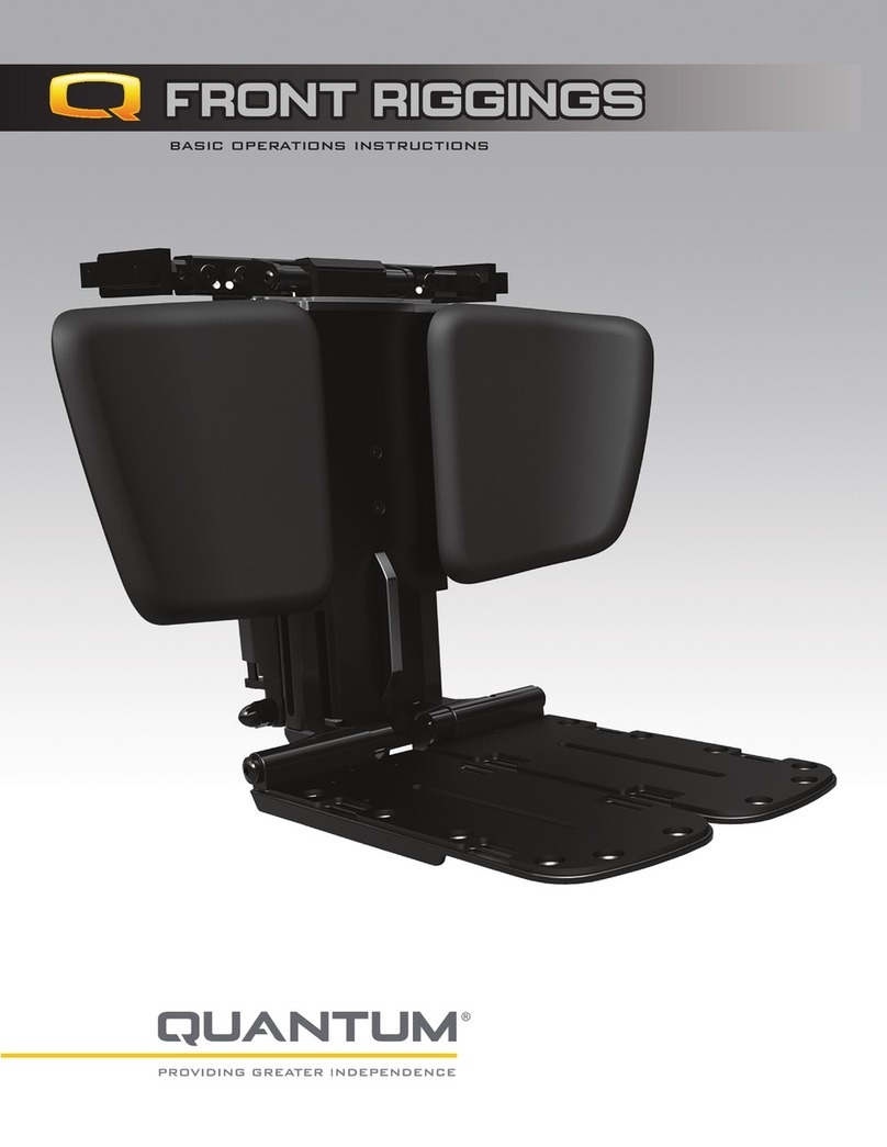 Pride Mobility Front Riggings Quantum Assembly instructions