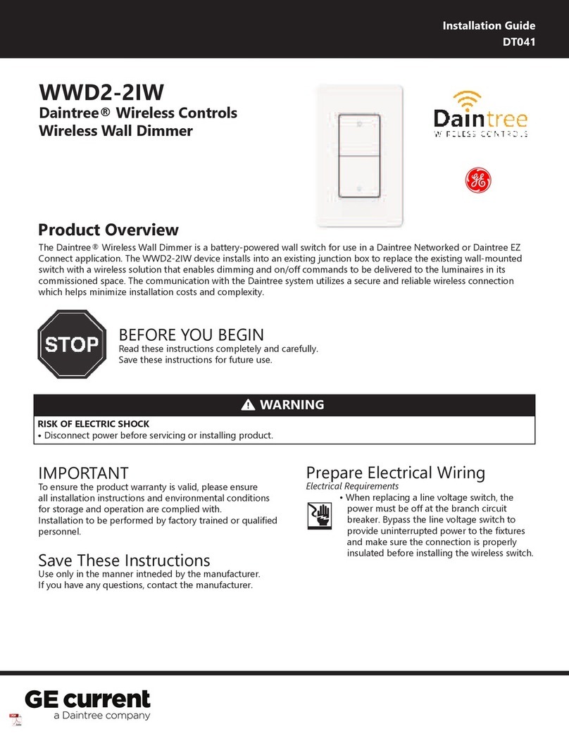 Daintree WWD2-2IW installation guide