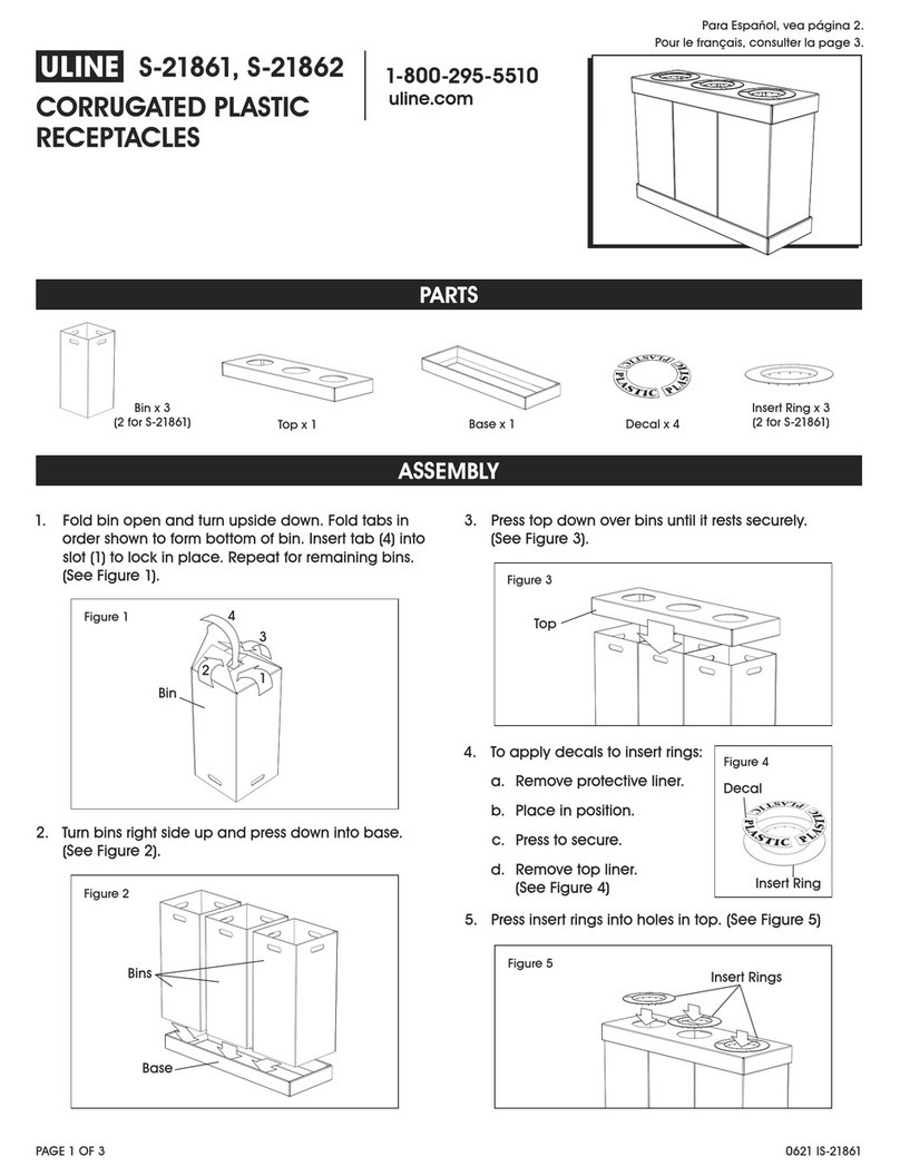 U-Line S-21861 User manual U-Line S-21861 User manual